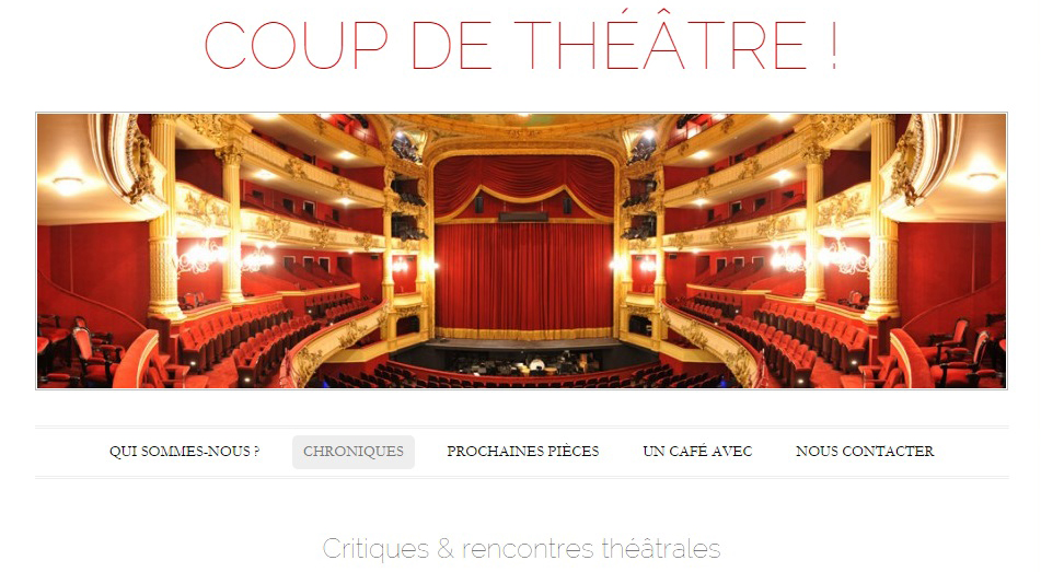 Coup de théâtre home page