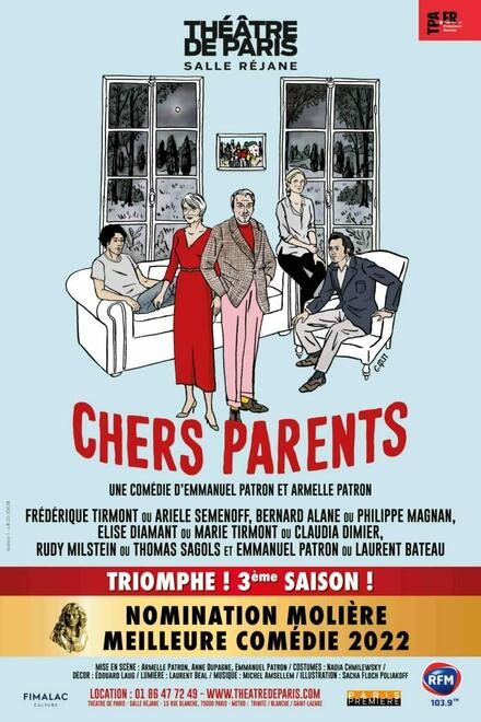 Chers parents au Théâtre de Paris - Salle Réjane
