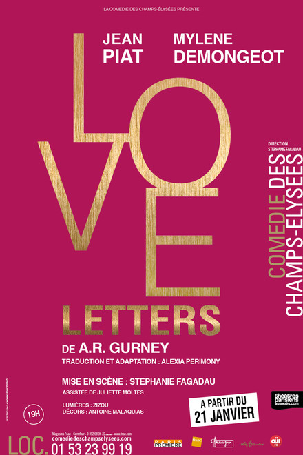 Love Letters au Théâtre de la Comédie des Champs-Elysées