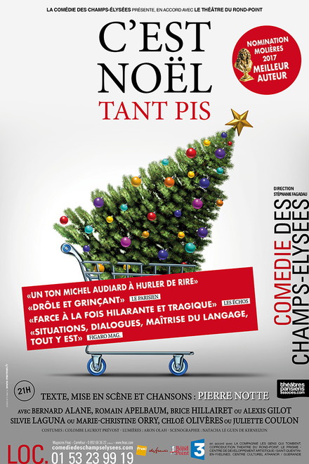 C'est Noël tant pis au Théâtre de la Comédie des Champs-Elysées