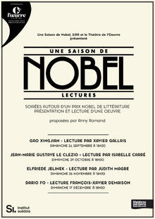 Une Saison de Nobel - Lectures