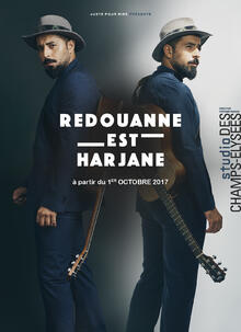 Redouanne est Harjane, théâtre Studio des Champs-Elysées