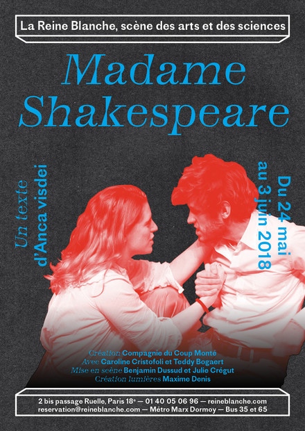 Madame Shakespeare au Théâtre de La Reine Blanche