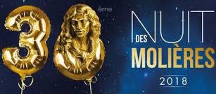 Les lauréats de la 30ème Nuit des Molières 2018