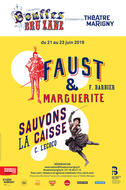 Les opéras-bouffes de Bru Zane - "Faust et Marguerite" et "Sauvons la caisse" au Théâtre Marigny Studio