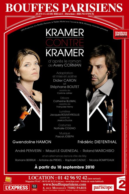 Kramer contre kramer au Théâtre des Bouffes Parisiens
