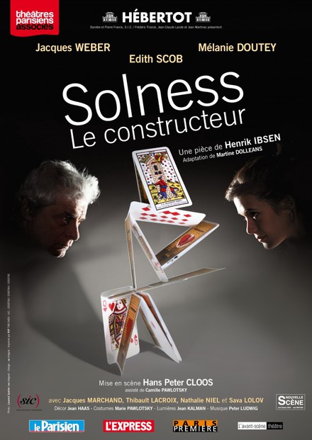 Solness, le Constructeur au Théâtre Hébertot