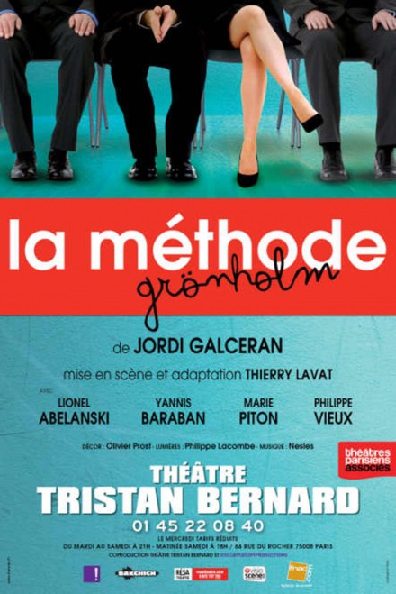 La Méthode Grönholm au Théâtre Tristan Bernard
