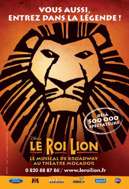Le Roi Lion au Théâtre Mogador