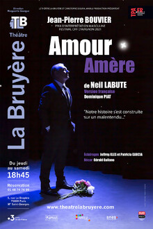 Amour amère, Théâtre Actuel La Bruyère