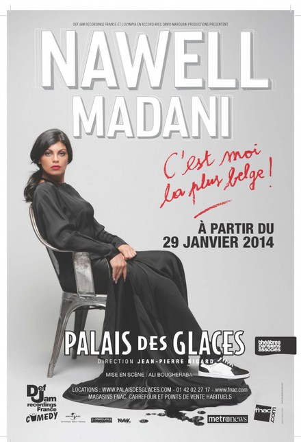 Nawell Madani, "C'est moi la plus belge" au Théâtre Palais des Glaces