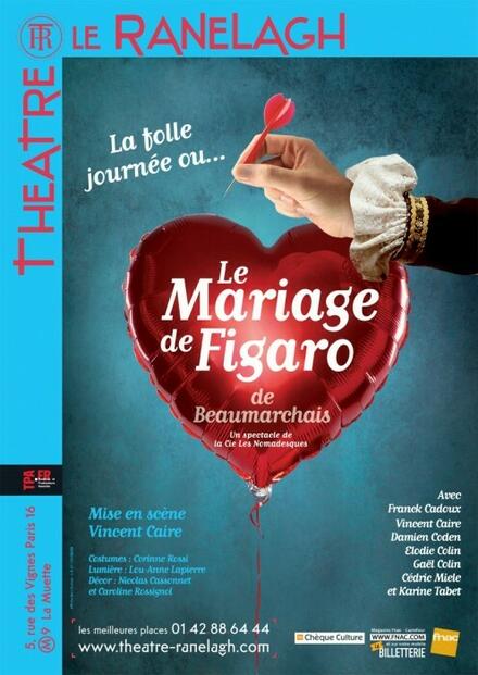 Le Mariage de Figaro au Théâtre le Ranelagh
