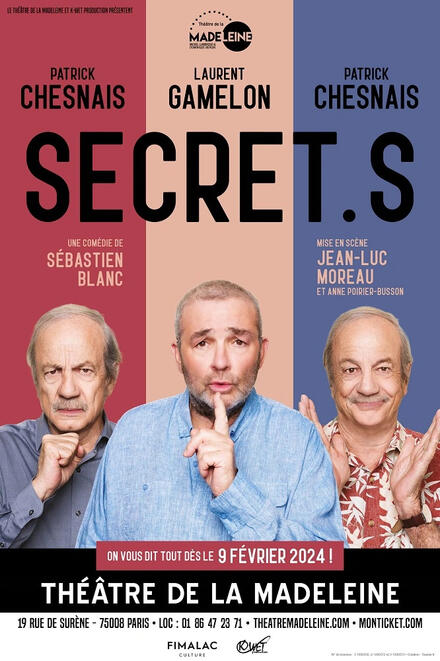 Secret.s au Théâtre de la Madeleine