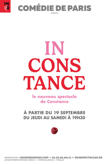 Inconstance au Théâtre Comédie de Paris