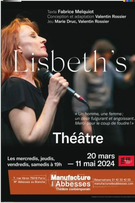 Lisbeth's au Théâtre la Manufacture des Abbesses