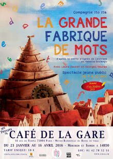LA GRANDE FABRIQUE DE MOTS, théâtre Café de la Gare